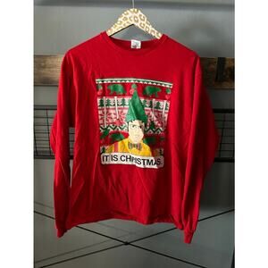 The Office Dwight Christmas Long Sleeve Tee | Large